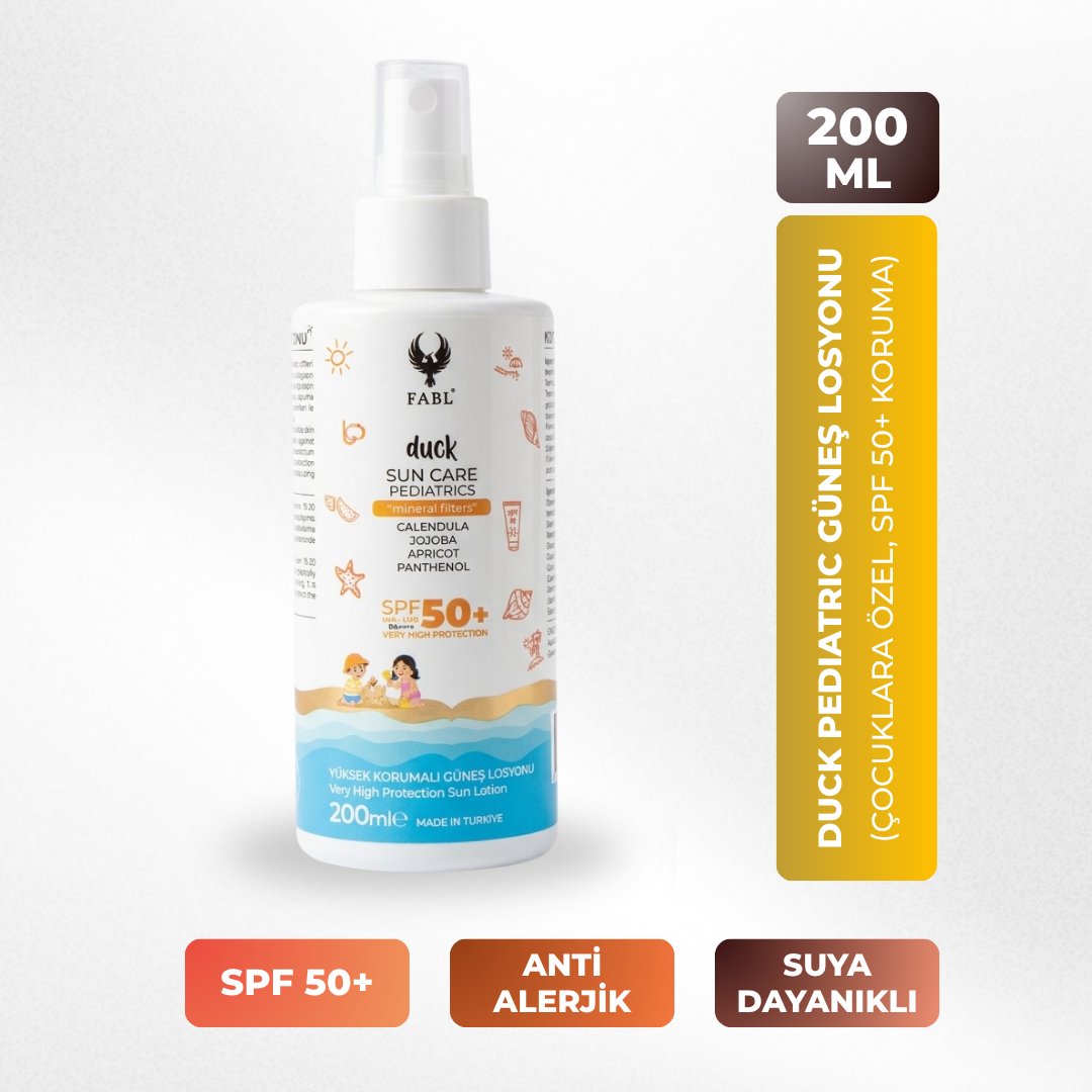 1 FABL Pediatric Güneş Losyonu 200 ml I SPF 50+ - Görsel 1